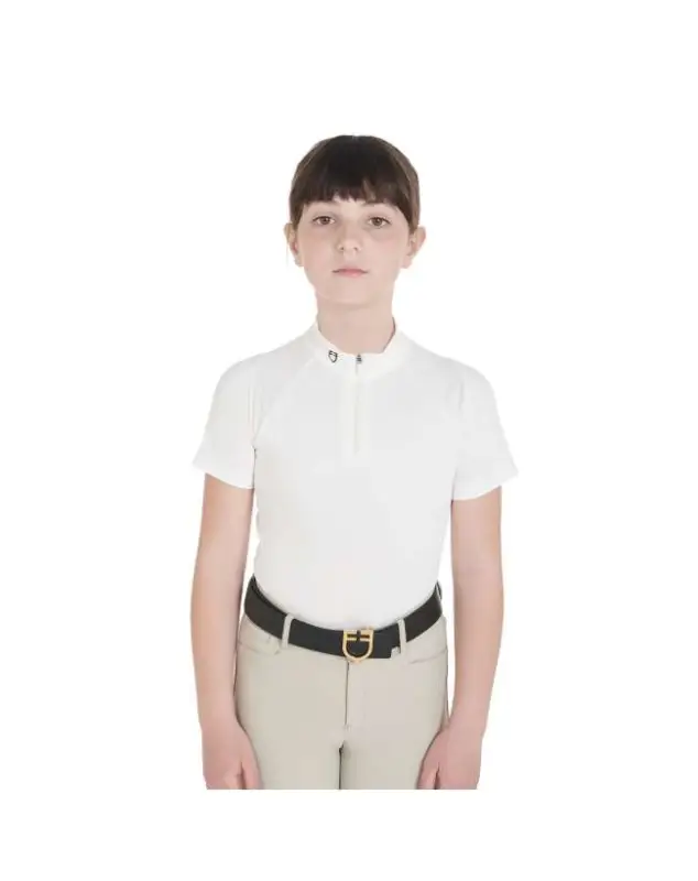Nuova Collezione POLO DA BAMBINA EQUESTRO BIANCA E DA ALLENAMENTO