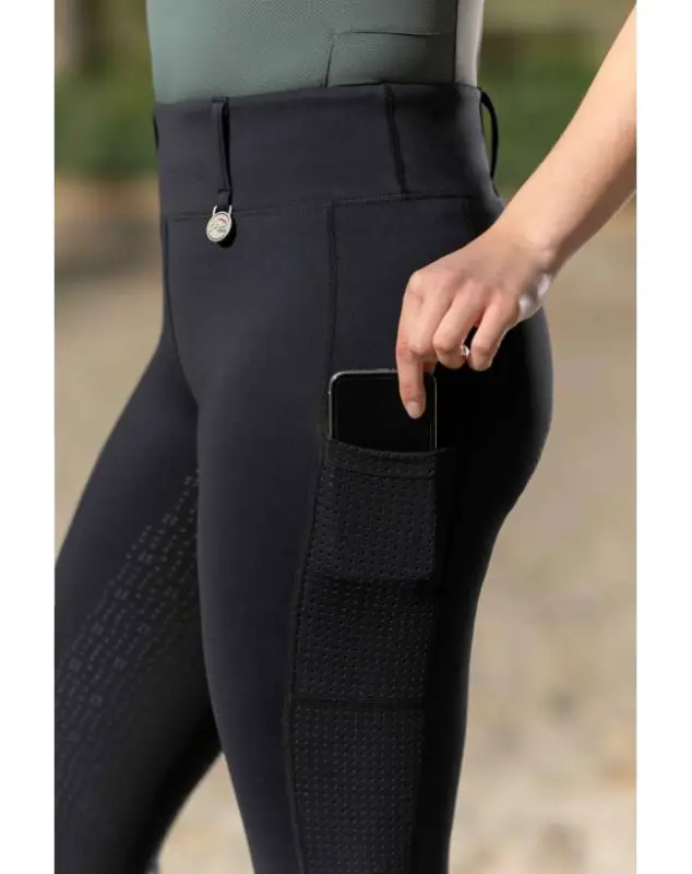 Consegna Rapida LEGGINGS FULL GRIP DONNA CON PASSANTI CINTURA