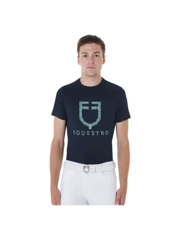 Quantità Limitata T-SHIRT EQUESTRO UOMO STAMPA A PUNTI