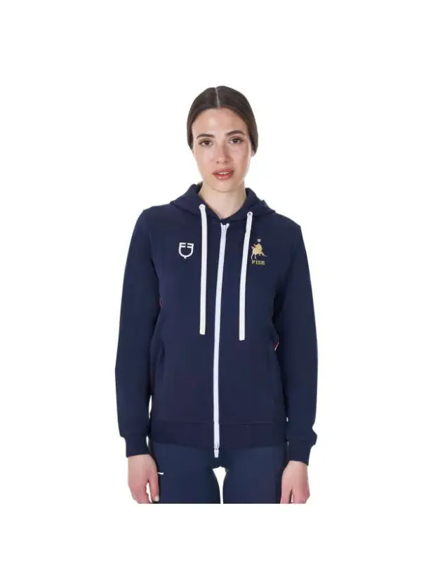 FELPA DONNA EQUESTRO X FISE CON CAPPUCCIO Quantità Limitata