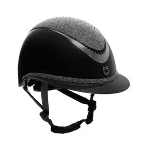 CASCO EQUESTRO VISIERA LARGA E BRILLANTINI Vendita Finale