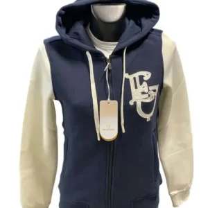 FELPA DONNA EQUESTRO BICOLORE EQ CAPPUCCIO Promozione Esclusiva