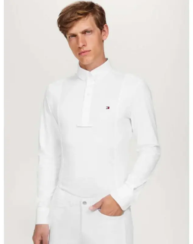 Prezzo Conveniente MAGLIA DA CONCORSO UOMO TOMMY HILFIGER EQUESTRIAN BIANCO
