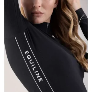 A Buon Prezzo MAGLIA EQUILINE SECOND SKIN DONNA NERA O BIANCA