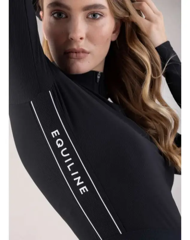 A Buon Prezzo MAGLIA EQUILINE SECOND SKIN DONNA NERA O BIANCA