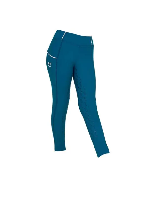 Offerta LEGGINGS EQUESTRO FODERATI PILE PER BAMBINA
