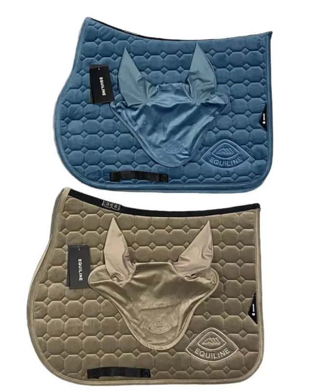 SOTTOSELLA EQUILINE OCTAGON IN VELLUTO CON CUFFIA ABBINATA Nuova Collezione