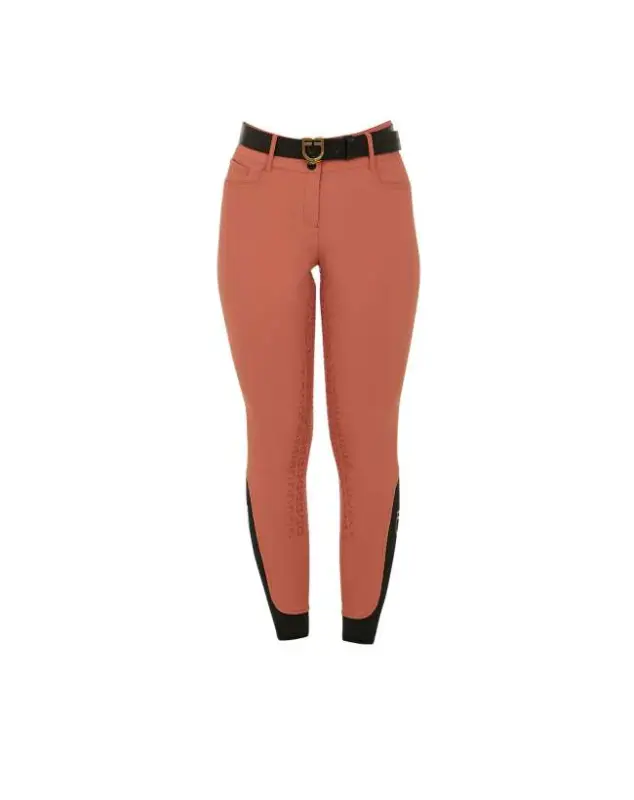 Offerta Lampo PANTALONE DONNA EQUESTRO FULL GRIP RED WOOD