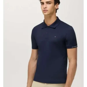 Acquista Ora POLO UOMO TOMMY HILFIGER FRESCO TESSUTO TECNICO ELASTICIZZATO
