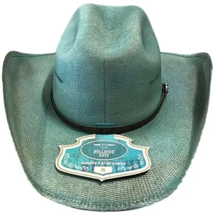 CAPPELLO WESTERN BULLHIDE I GO TIME TURCHESE Ultima Occasione