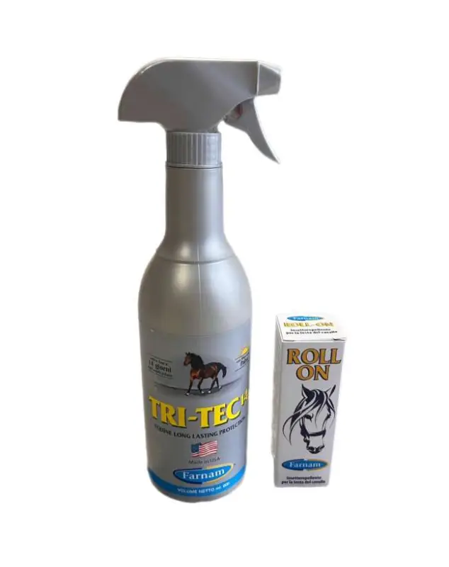 Ultima Occasione TRI TEC 14 E ROLL-ON FARNAM REPELLENTI PER CAVALLI