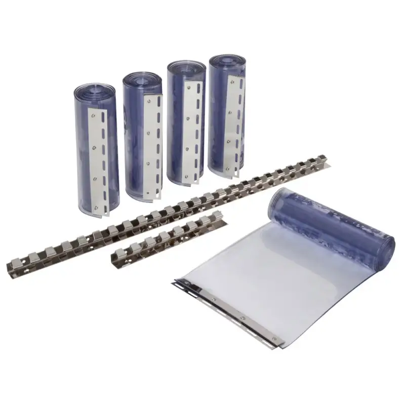 Spedizione Espresso Set di tende a strisce in PVC 30 x 225 cm x 3 mm