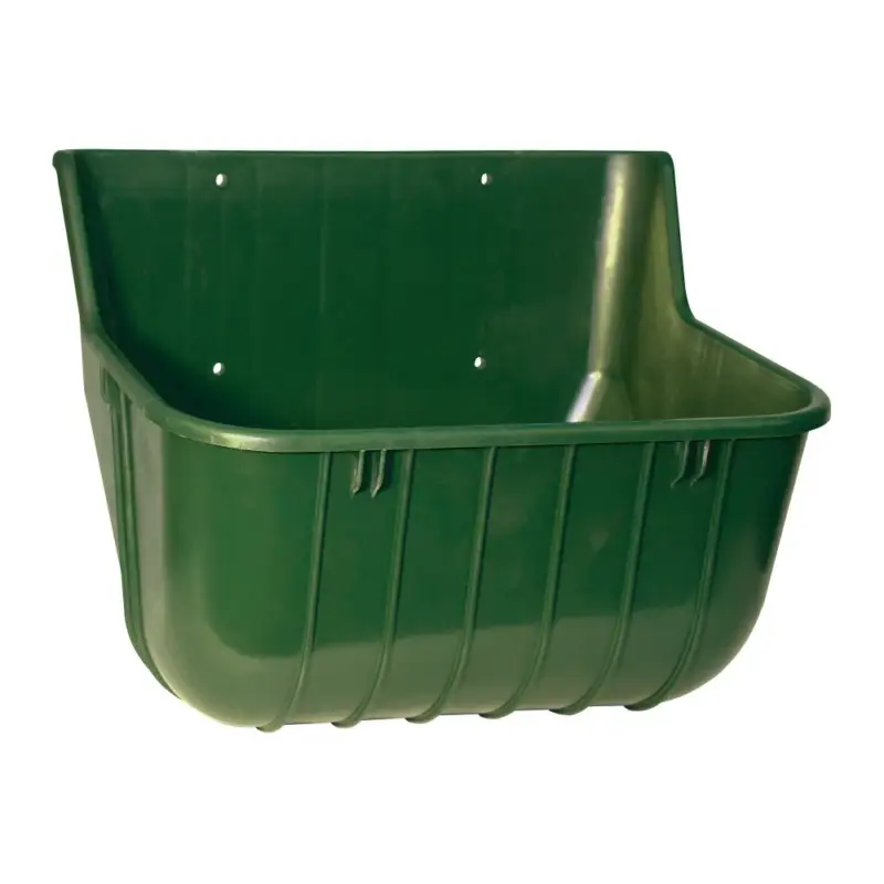 Pagamento Sicuro Mangiatoia plastica rettangolare 15l verde