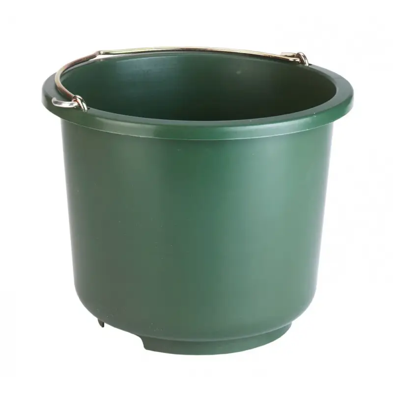 Secchio da scuderia 12l verde Pagamento Sicuro