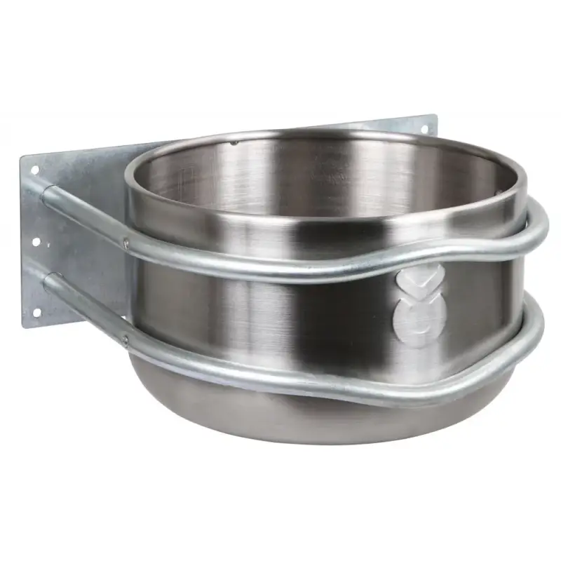Offerta Speciale Mangiatoia inox rotonda 18l dritta