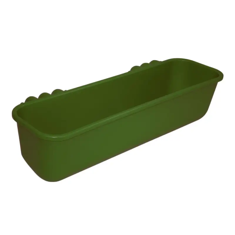Quantità Limitata Mangiatoia lunga da appendere 42l 100cm plastica verde Kerbl