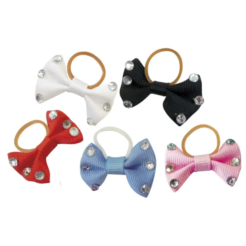 Acquista Ora Fiocchi per trecce Equithème con strass trasparenti
