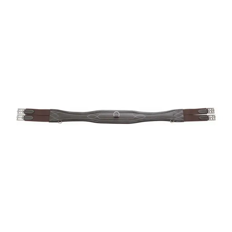 Cinghia anatomica in cuoio pieno fiore T de T Nuova Collezione