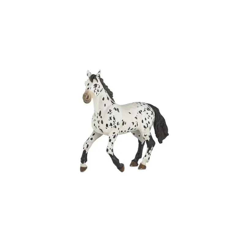 Figurina Appaloosa nera Papo Offerta Speciale