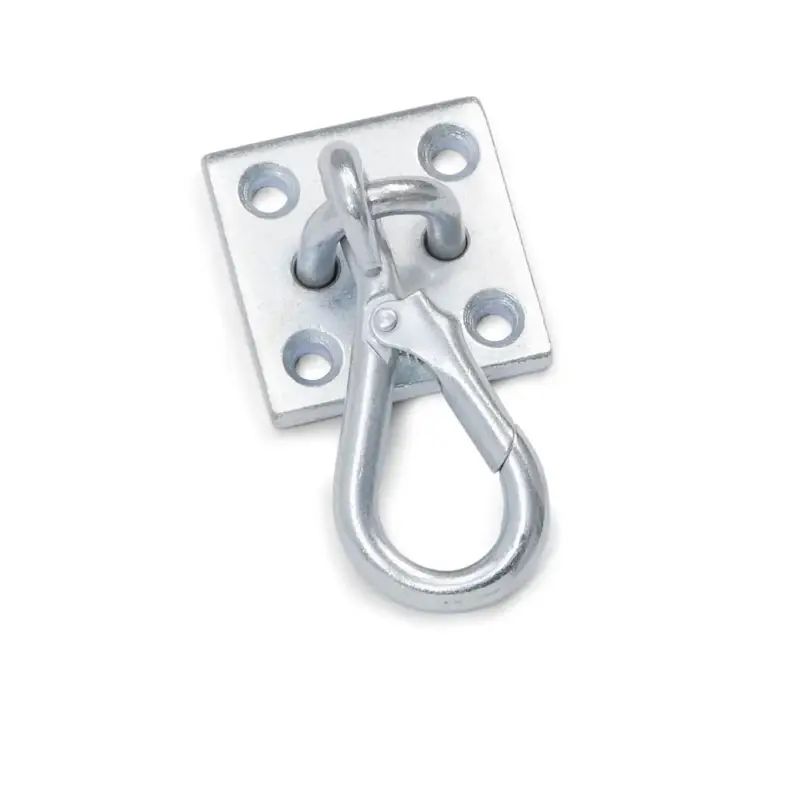 Anello e moschettone con piastra Shires Spedizione Espresso
