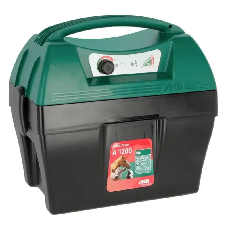 Offerta Lampo Elettrificatore a batteria 12V AKO Mobil Power A 1200 con maniglia