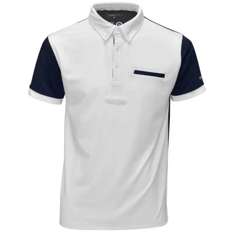 Polo da uomo urbano a maniche corte Flags & Cup Spedizione Espresso
