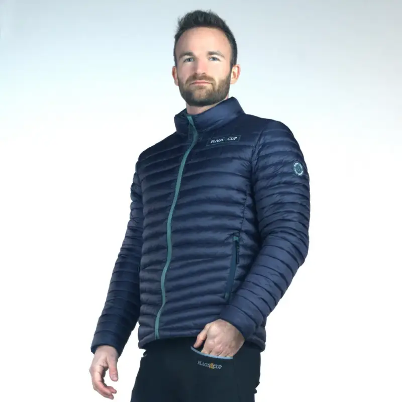 Giacca leggera Flags & Cup uomo Minto Pagamento Sicuro