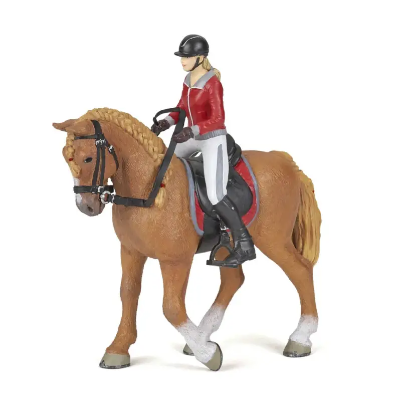 Di Tendenza Cavallo da passeggiata e la sua cavallerizza Papo