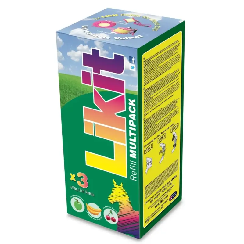 Offerta Limitata 3 pietre da leccare 650g Likit multipack