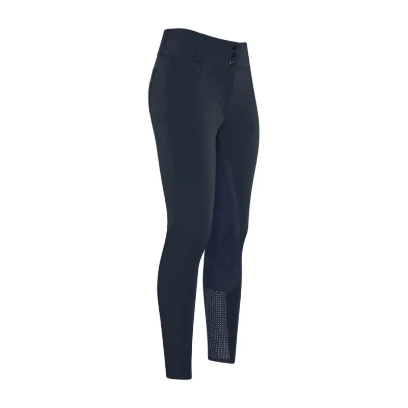 Pantaloni da equitazione Euro-Star Indigo a vita alta Full Consegna Rapida