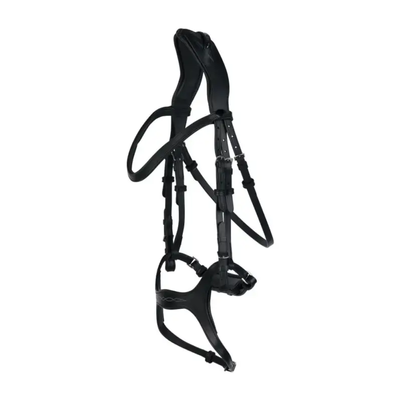 Filet anatomico Peckham con ricamo Horze Bestseller