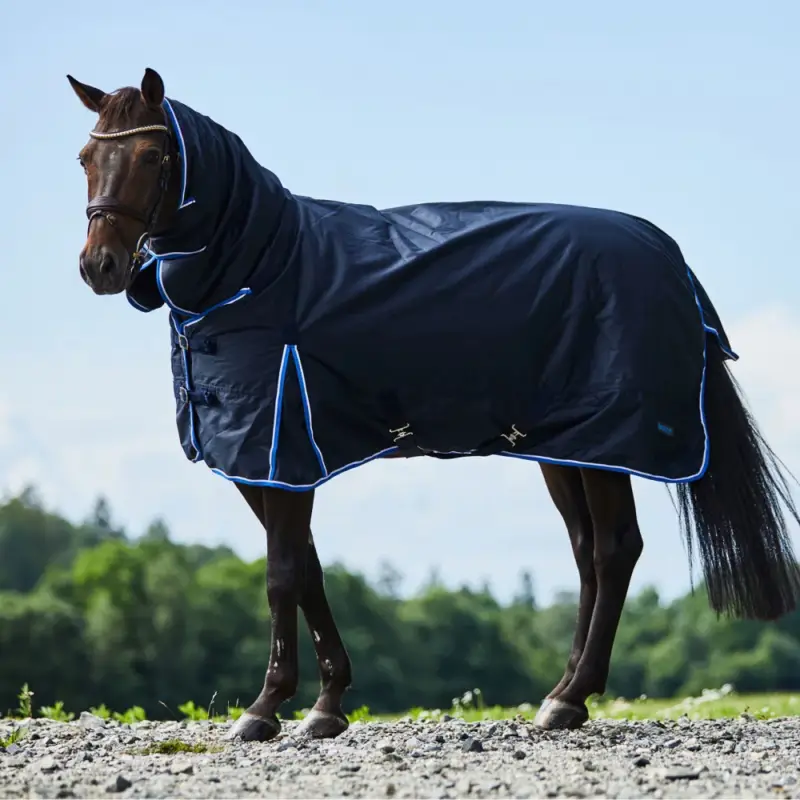 Offerta Del Giorno Coperta leggera da esterno Glasgow con copricollo Horze