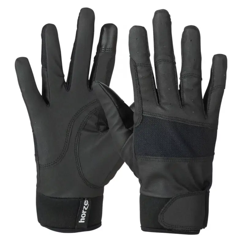 Horze Guanti da Equitazione Elastici con Polsini in Neoprene per Donna Nuovo Arrivo