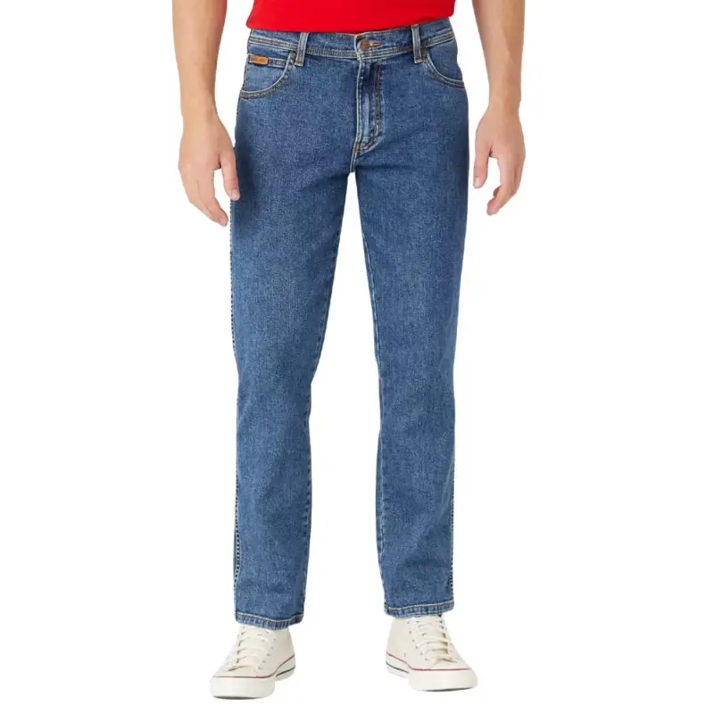Novità Jeans uomo Wrangler Texas stretch délavato