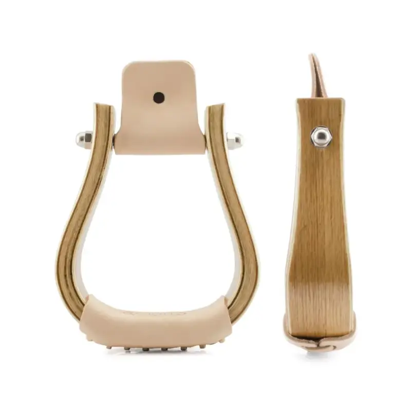 Staffili western Pool's in legno con suola in cuoio Subito Disponibile