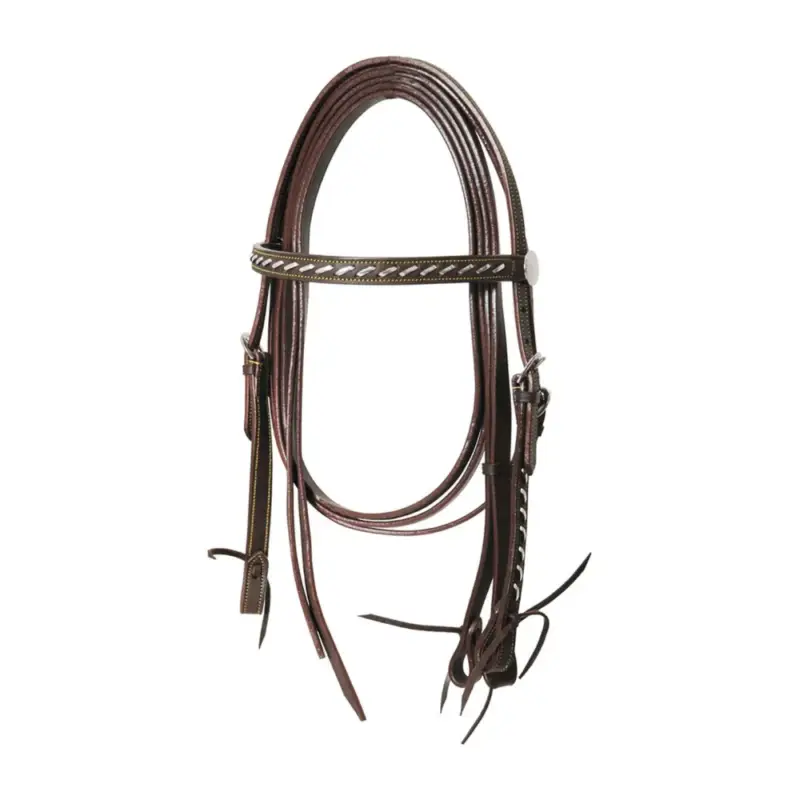 Vendita Finale Briglia western Lakota Silver Wire con redini