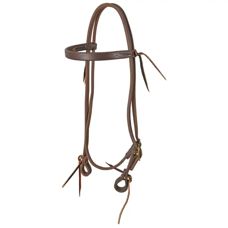 Briglia western Pool's in cuoio oliato con fibbia in ottone Acquista Ora