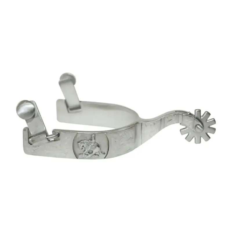 Professionale Speroni western Pool's acciaio spazzolato Top Reining