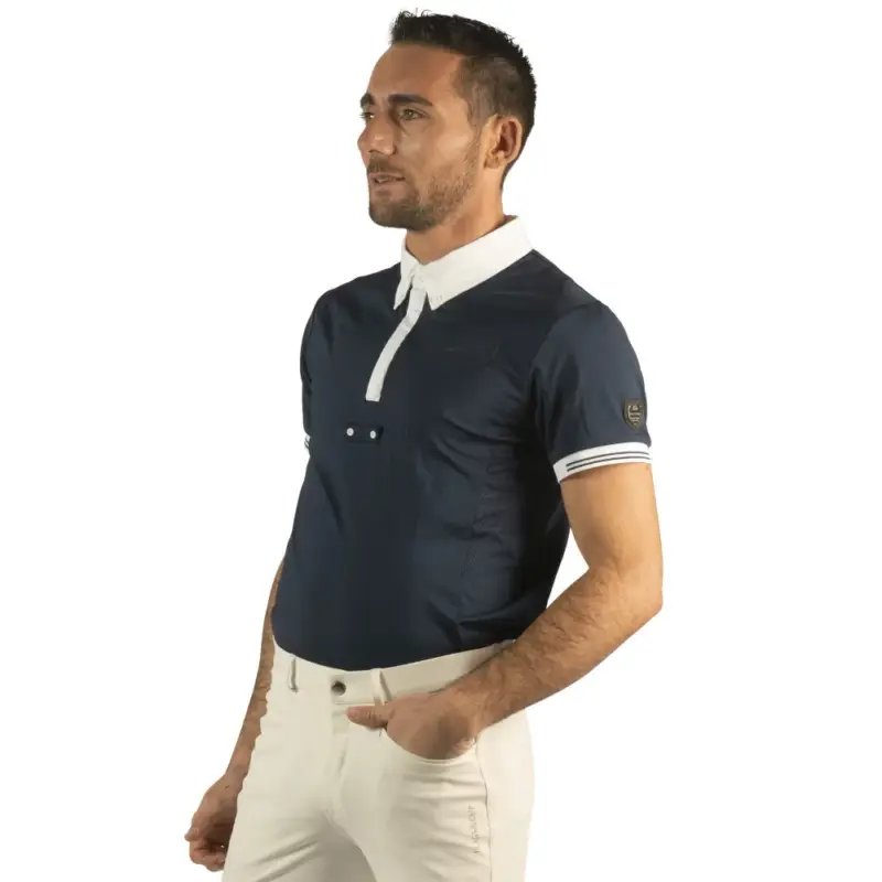 Spedizione Espresso Polo da uomo Bankso a maniche corte Flags & Cup