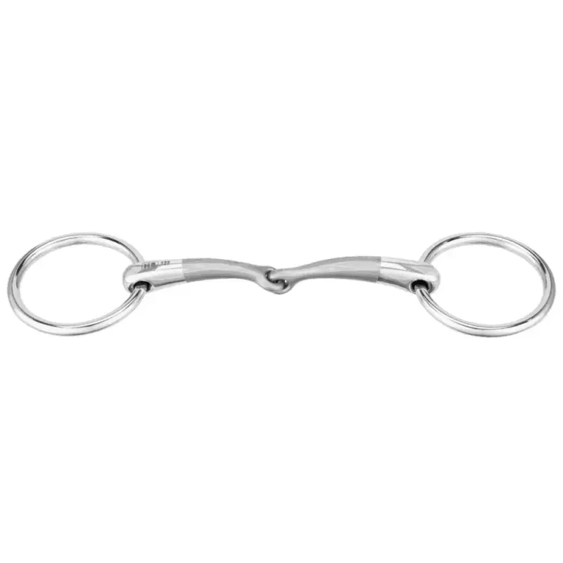 Reso Gratuito Filet da briglia 2 anelli Sprenger Satinox 14 mm