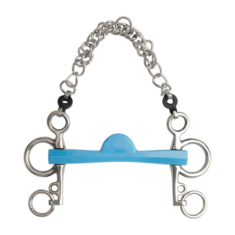 Morso pelham Metalab Flexi mezzaluna con aste corte Nuovo Arrivo