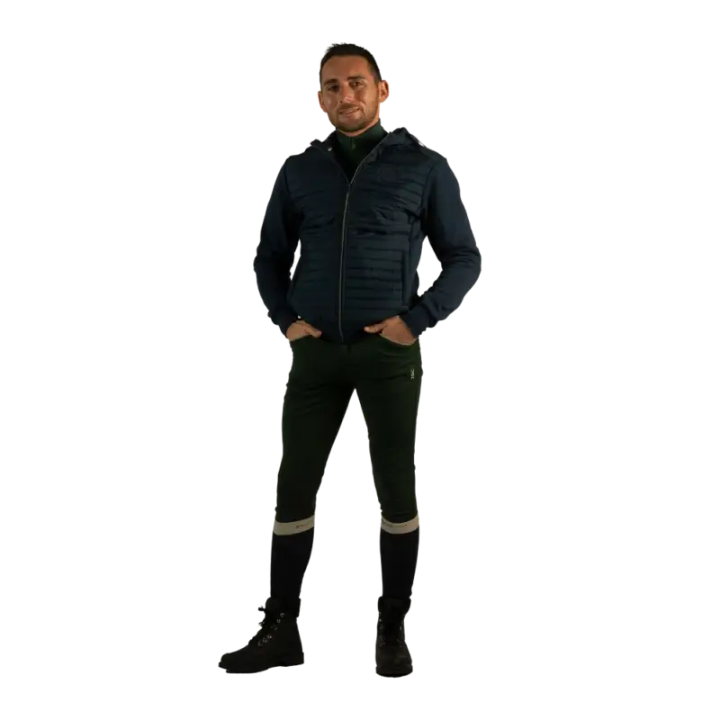 Occasione Giacca con zip da uomo bicolore Sauvo Flags & Cup