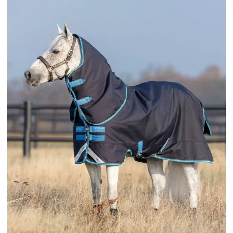 Coperta Horseware Amigo Bravo 12 Plus Pony con copricollo 250g Offerta Speciale