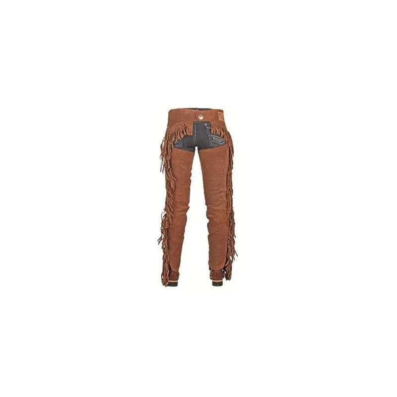 Chaps da concorso con frange HKM Offerta Speciale