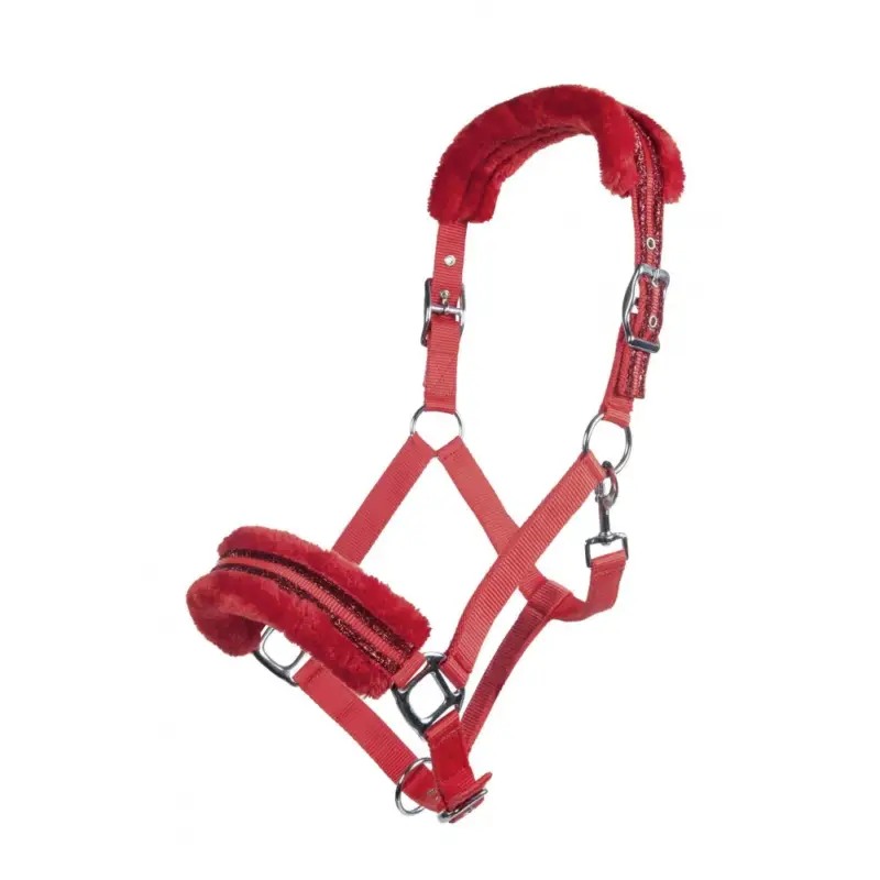 Capestro in nylon Glitter imbottito in pile HKM Compra Adesso