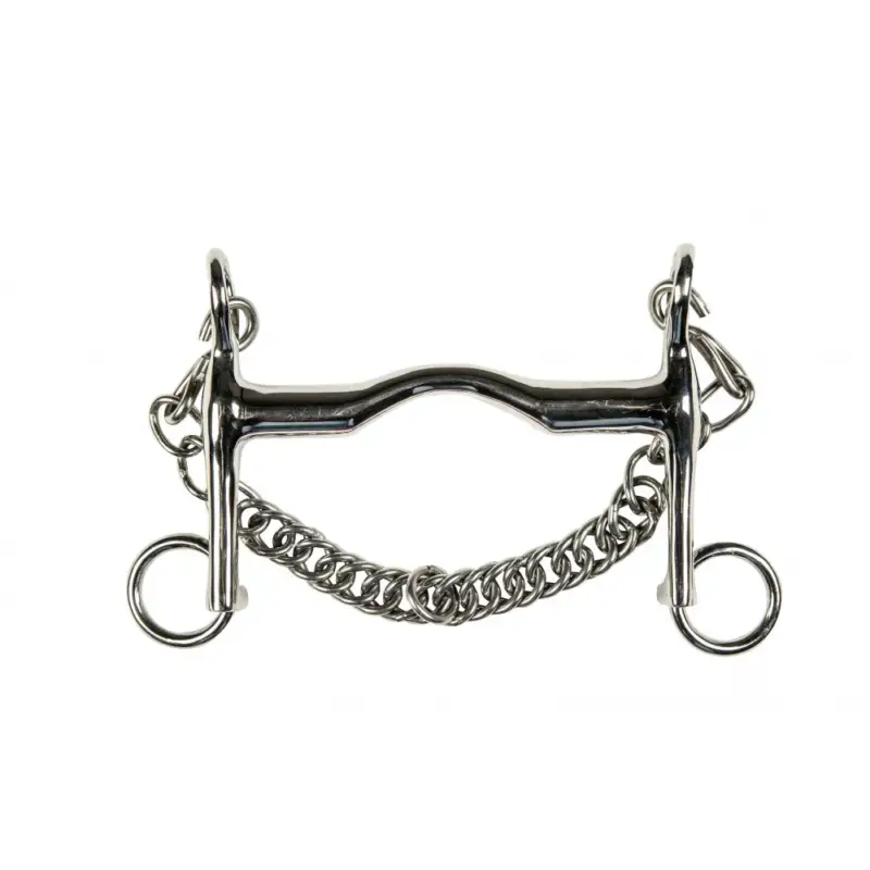 Promozione Esclusiva Mors da filetto in acciaio inox 16 mm catena 5 cm HKM