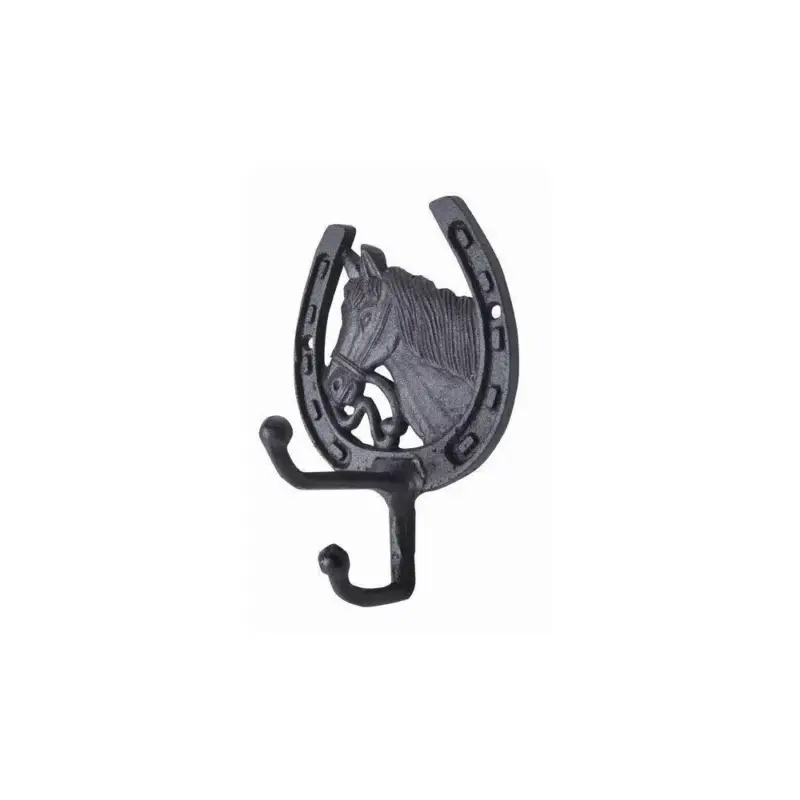Porta-testiera testa di cavallo in ottone HKM Compra Online
