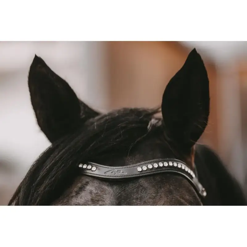 Frontalino a V Mezzi Swarovski Bianchi New English Collection by Dy'on Economico