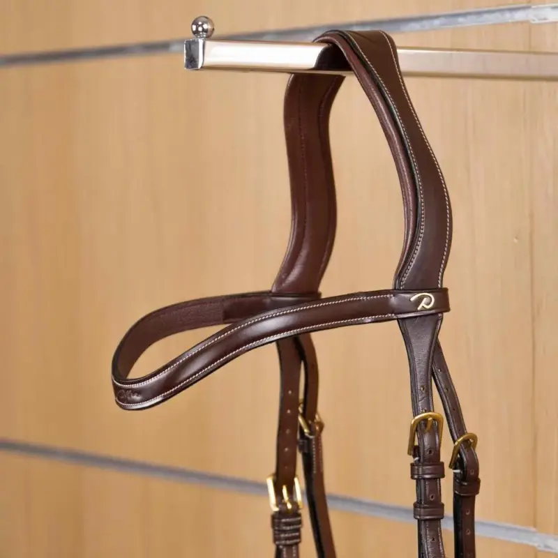 Frontalino V in cuoio piatto D Collection by Dy'on Spedito Oggi