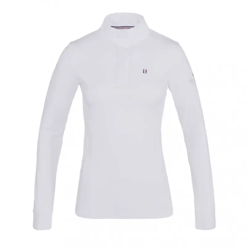 Offerta Del Giorno Camicia da concorso Kingsland Classic a maniche lunghe con collo alto da donna